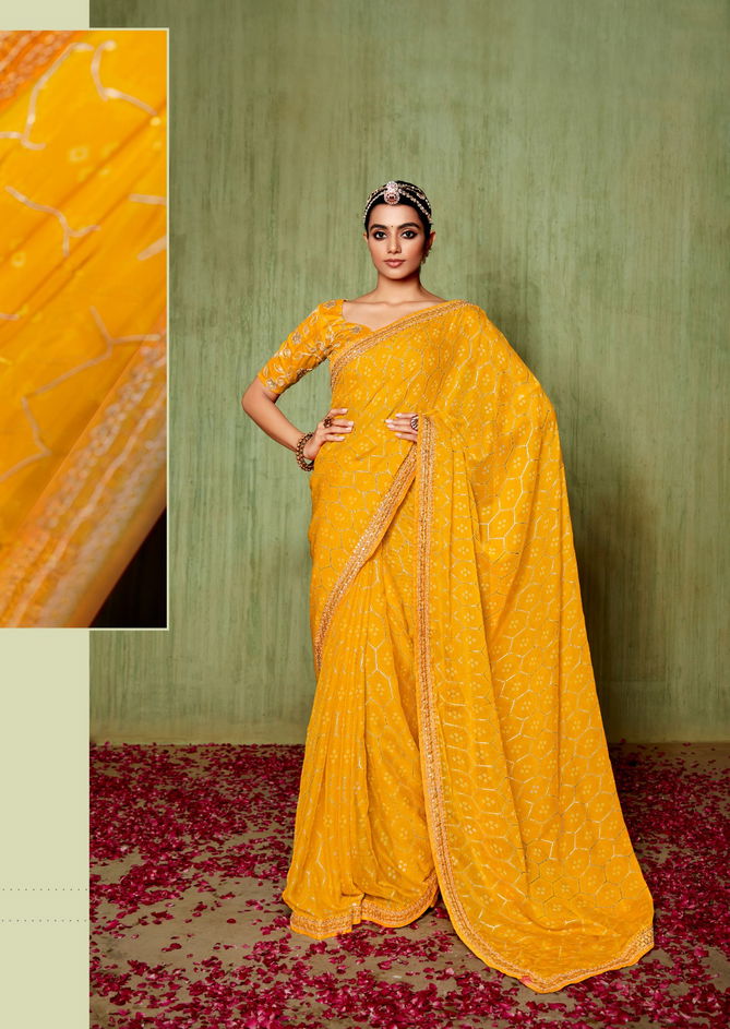 Kinara By Stavan Party Wear Sarees Catalog
